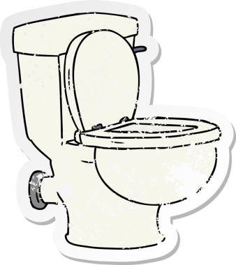 Bir insan tarafından çizilmiş bir tuvalet kağıdı karalaması.
