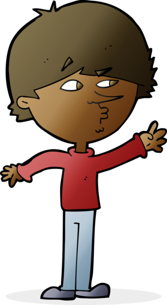 Çizgi filmdeki endişeli adam bir insan tarafından çiziliyor.