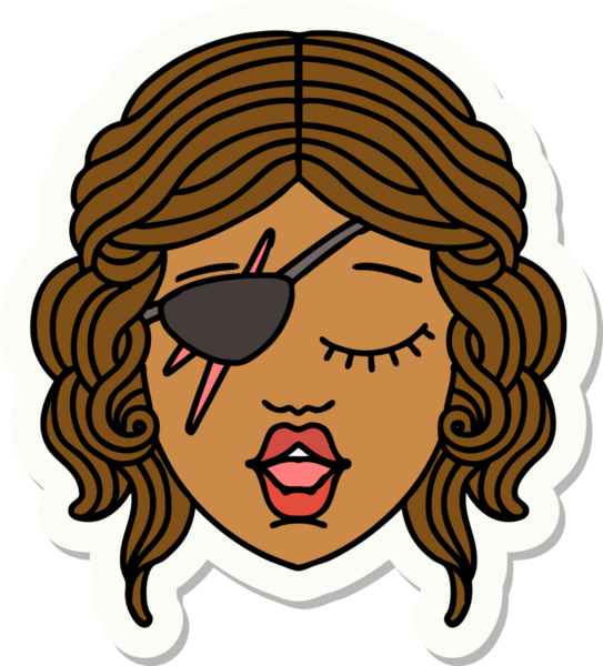 Bir insan tarafından çizilmiş düzenbaz bir karakterin çıkartması.