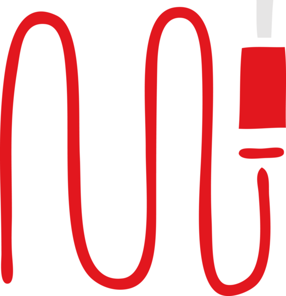 Bir insan tarafından çizilmiş bir ses eklentisinin düz renk retro karikatürü