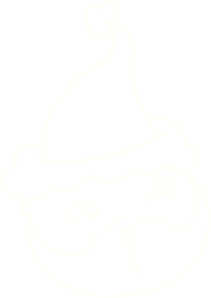 Bir insan tarafından çizilmiş Noel Baba Tebeşiri