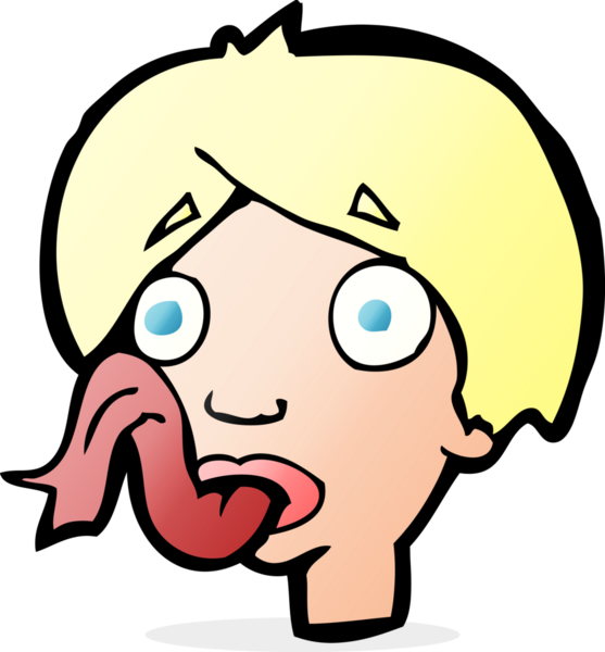 Bir insan tarafından çizilmiş bir çizgi film kafası.