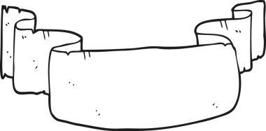 Bir insan tarafından çizilmiş siyah beyaz çizgi film afişi.