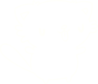 Bir insan tarafından çizilen Küçük Kedi Tebeşiri