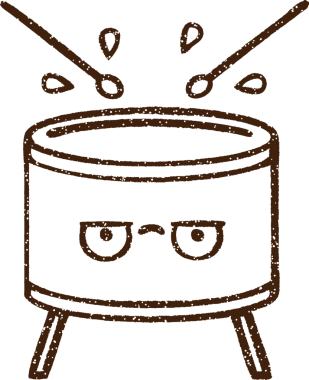 Bir insan tarafından çizilen Davul Kömürü Çizimi