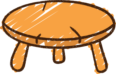 Yuvarlak Masa Tebeşiri Bir insan tarafından çizilmiş