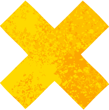 Bir insan tarafından çizilmiş bir çarpma sembolünün retro illüstrasyon tarzı karikatürü