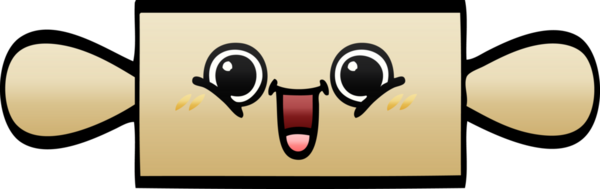 Bir insan tarafından çizilmiş merdanenin gölgelenmiş karikatürü