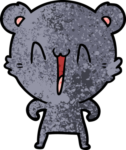 Bir insan tarafından çizilmiş bir çizgi film karakteri.