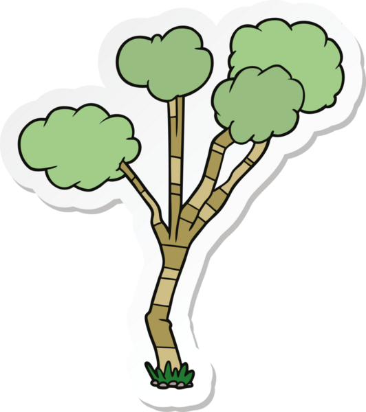 Bir insan tarafından çizilmiş seyrek çizgi film etiketi.