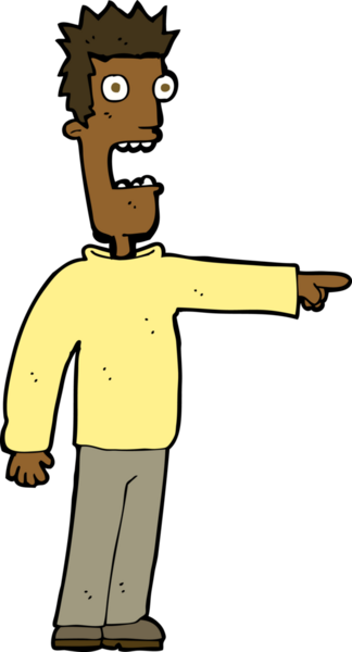 Bir insan tarafından çizilmiş karikatür.