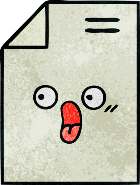 Bir insan tarafından çizilmiş bir kağıdın retro grunge desen karikatürü