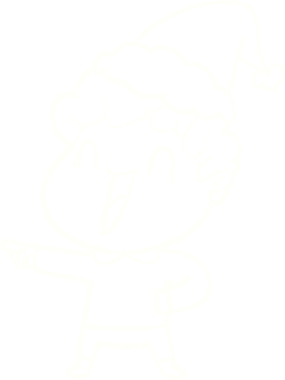 Bir insan tarafından çizilen Noel Adam Tebeşiri