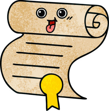 Bir insan tarafından çizilen kontratın retro grunge doku karikatürü