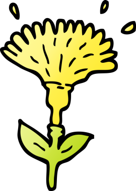 vektör gradyan çizim karikatür açılışı bir insan tarafından çizildi