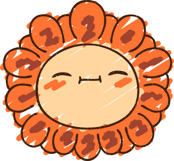 Bir insan tarafından çizilen Çiçek Surat Tebeşiri