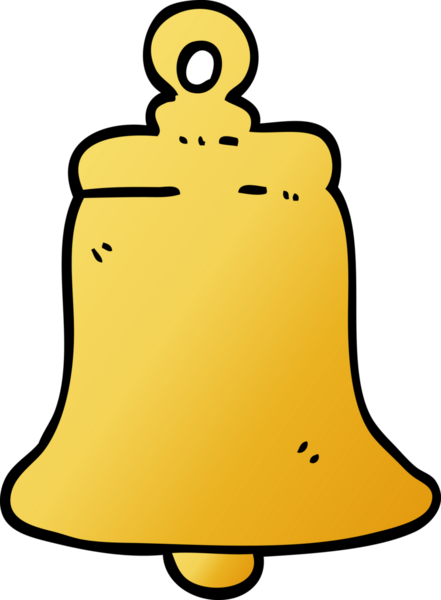 Bir insan tarafından çizilmiş karalama zili.