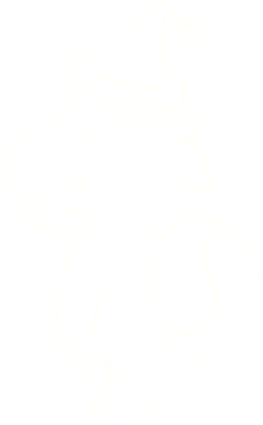 Bir insan tarafından çizilen Şenlikli At Tebeşiri