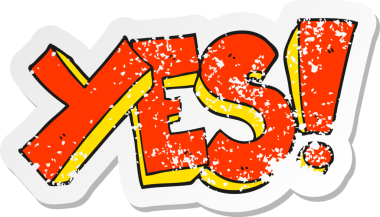 Bir karikatürün gerilimli çıkartması. Bir insan tarafından çizilmiş sembol.