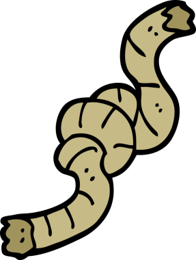 Bir insan tarafından çizilmiş el çizimi çizgi film.