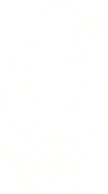 Bir insan tarafından çizilen Noel Aslanı Tebeşiri