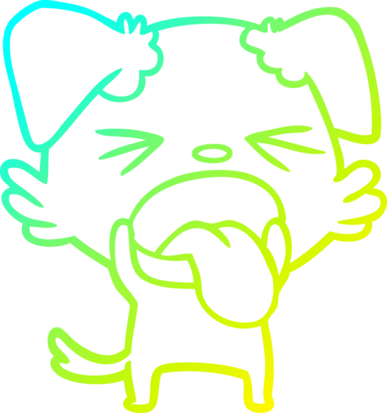 Bir insan tarafından çizilmiş iğrenç bir çizgi film çizimi.