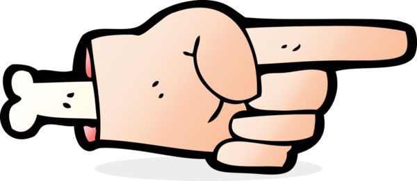 Bir insan tarafından çizilmiş bir el sembolü.