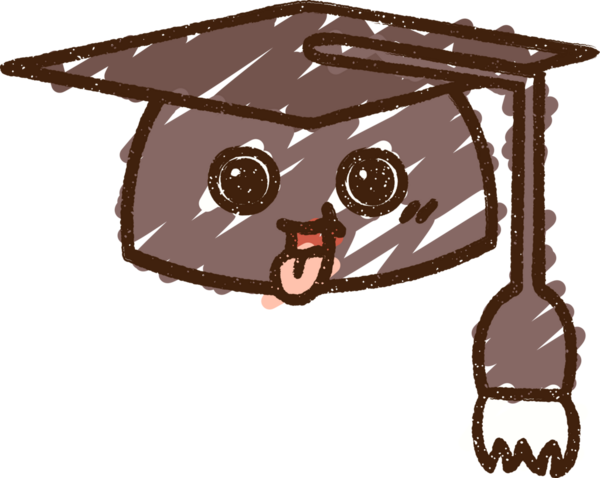 Mezuniyet Şapka Tebeşiri Bir insan tarafından çizilmiş