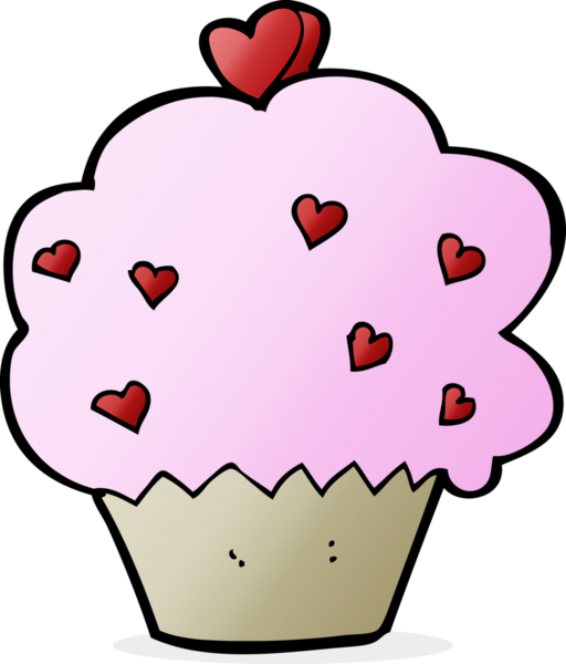 Bir insan tarafından çizilmiş bir kek.