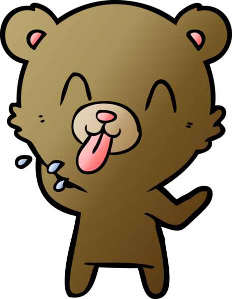 Bir insan tarafından çizilmiş bir çizgi film karakteri.