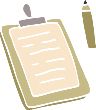 Bir insan tarafından çizilmiş karalama panosu.