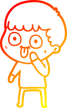 Bir insan tarafından çizilmiş çizgi film karakteri.