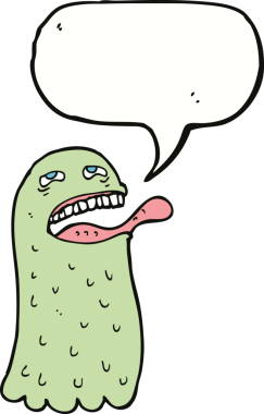 Bir insan tarafından çizilmiş komik bir karikatür.