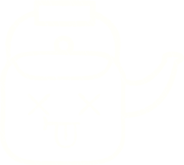 Bir insan tarafından çizilen Kettle Tebeşiri