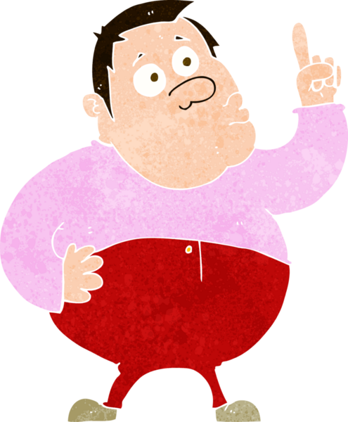 Çizgi filmci bir insan tarafından çizilmiş sorular soruyor.