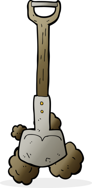 Bir insan tarafından çizilmiş kürek.