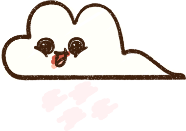 Bir insan tarafından çizilen Bulut Tebeşiri