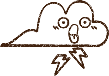 Fırtına Bulutu Kömürü Bir insan tarafından çizilmiş