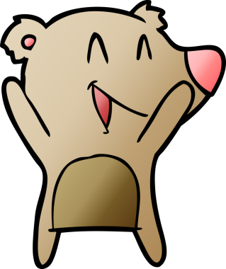 Bir insan tarafından çizilmiş bir çizgi film karakteri.