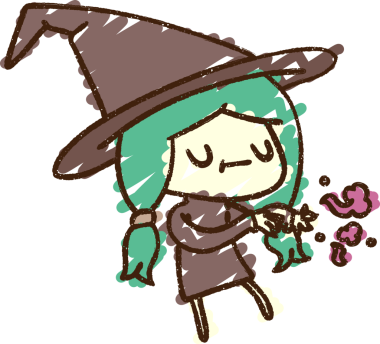 Bir insan tarafından çizilen Cadı Tebeşiri