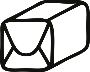 Bir insan tarafından çizilmiş bir kağıt parçasının çizgi çizimi