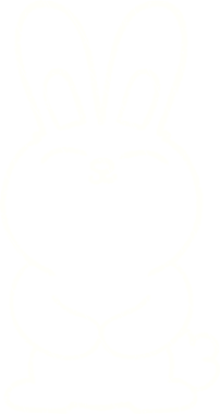 Bir insan tarafından çizilen Tavşan Tebeşiri