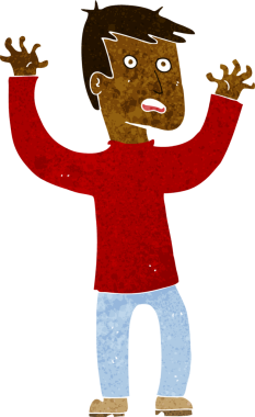 Bir insan tarafından çizilmiş karikatür.