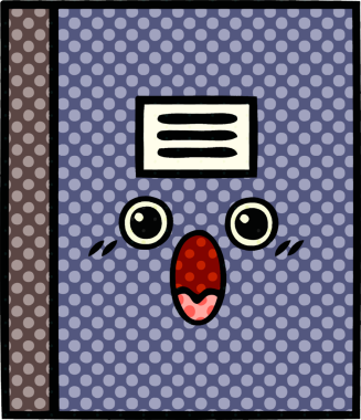 Bir insan tarafından çizilmiş çizgi roman tarzı bir defter.