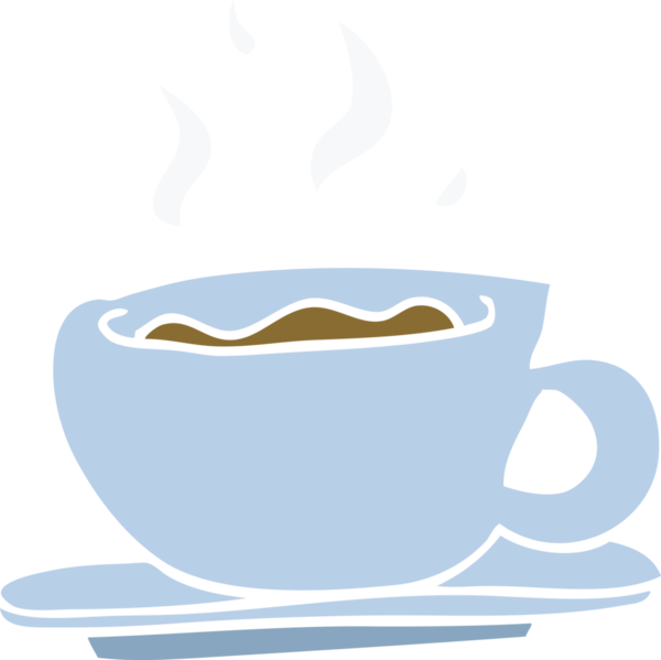 Bir insan tarafından çizilmiş karalama kahve fincanı.