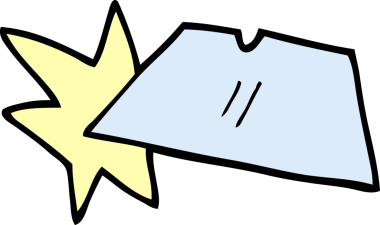 Bir insan tarafından çizilmiş parlak jiletler.