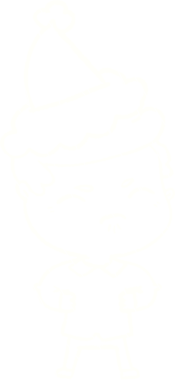 Bir insan tarafından çizilen Huysuz Adam Tebeşiri