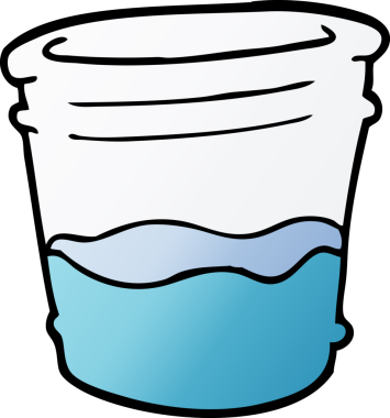 Bir insan tarafından çizilmiş karalama bardağı.