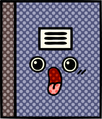 Bir insan tarafından çizilmiş çizgi roman tarzı bir defter.