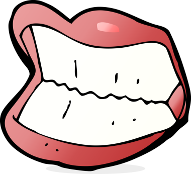 Bir insan tarafından çizilmiş sırıtan bir çizgi film.